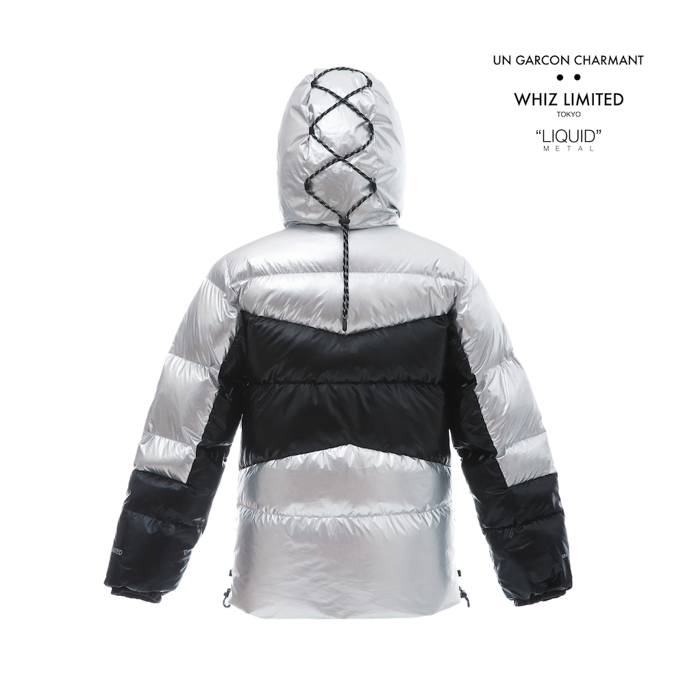 U.G.C x WHIZ LIQUID METAL PUFFER JACKET – BLK/SILVER – UGC